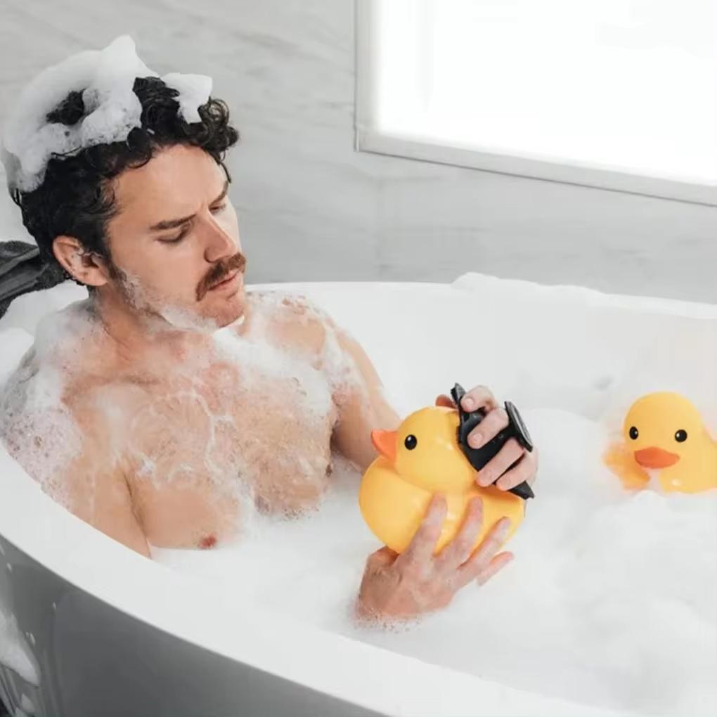 1 Stück Multifunktionale Verwöhnen Sie sich Peeling Silikon Massagebürste Bequem und Praktisch Leicht zu Reinigen Silikon Massage