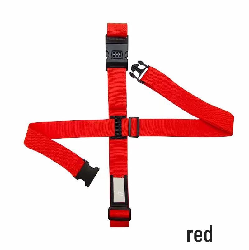 Secure Polypropylene TSA Lock Luggage Strap with Buckle for Cross-Border Travel