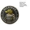 Crocodile Inmate Mugshot Coin Prison Memorabilia Crocodile Challenge Coin Florida Everglades Prison Collectible Crime History Coin Gift for Collectors