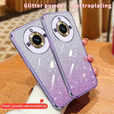 Módne trblietavé puzdro s gradientom pre OPPO Realme 11 Pro 9 8 V25 V23 V13 C55 C53 C35 C33 C21Y Reno 10 5 Silikónový zadný kryt