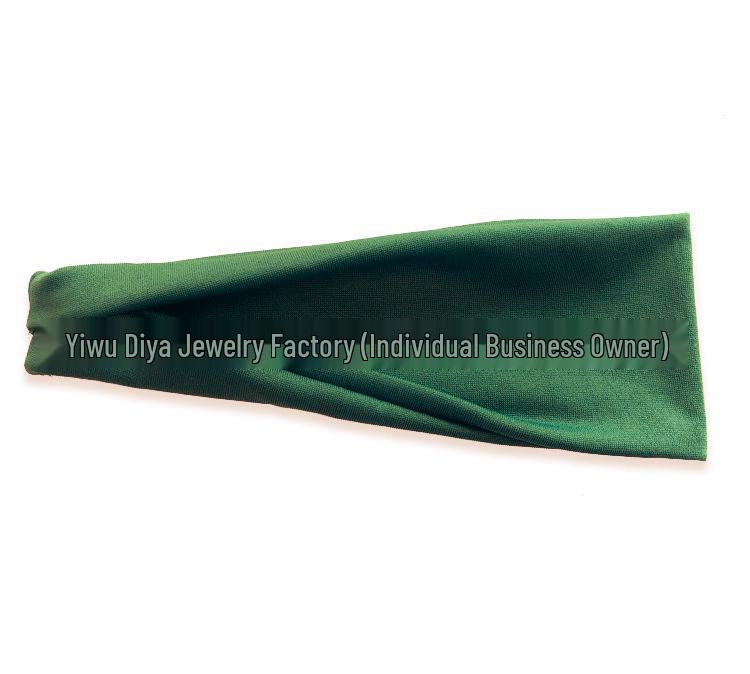 Unisex Sports Headband: Sweat-Absorbing Yoga Hair Band for Running