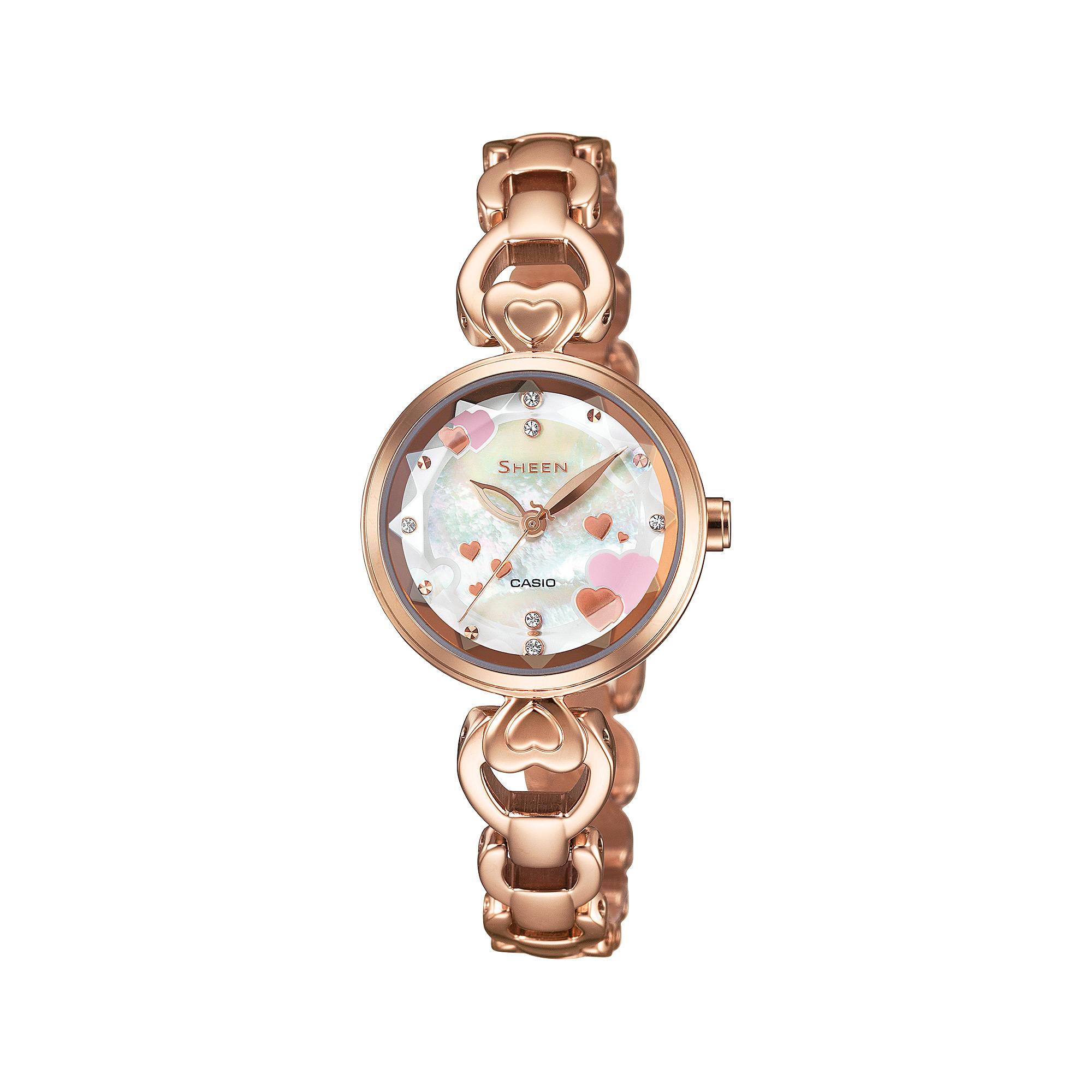 

Casio Men s Analog Quartz Watch SHE-4039PG-7A білий