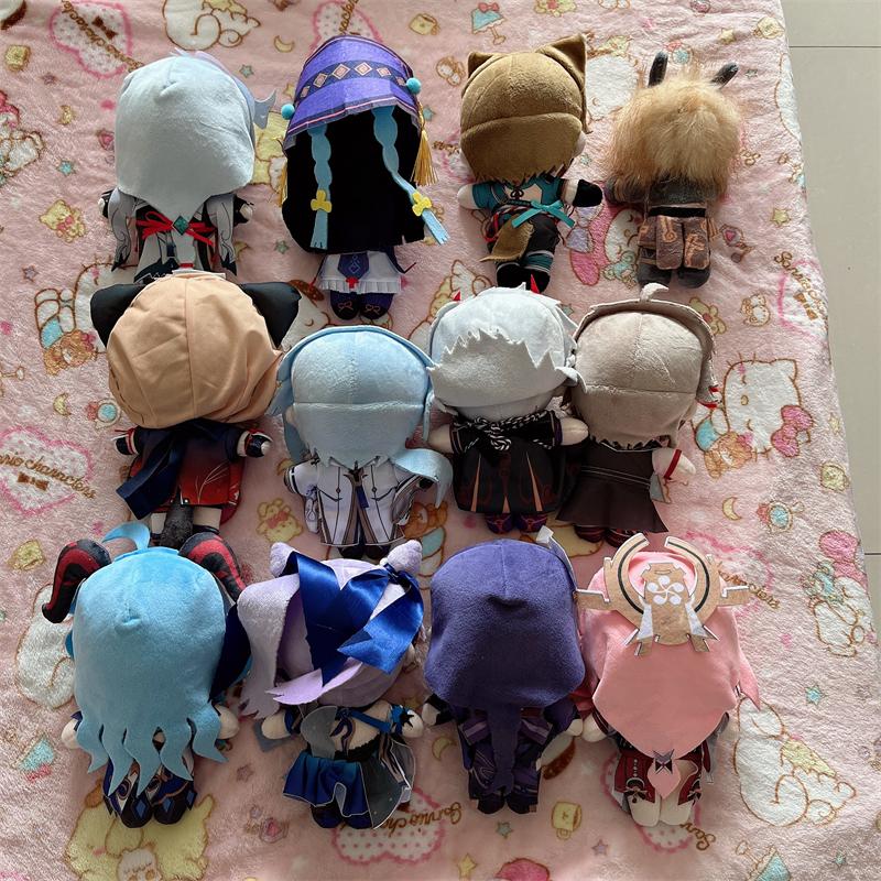 Schnelle Lieferung 20cm Genshin Impact Ayato Sayu Puppe Stofftier Anime Plüschtier Kazuha Yae Miko Scaramouche Cosplay Requisiten Plüschtiere