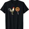 Funny Cute Rooster and Lollipops Smile Fun Classic Joke Meme T-Shirt