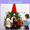 Creative Polyester Christmas Tree Topper Star With Elegant Hat Nose And Gloves
