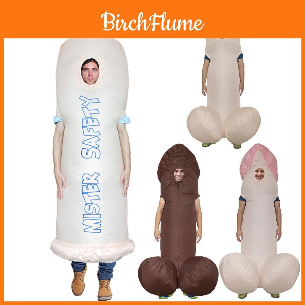 Aufblasbares Kostüm für Erwachsene in Willy-Penis-Form Perfekt für Kostümpartys