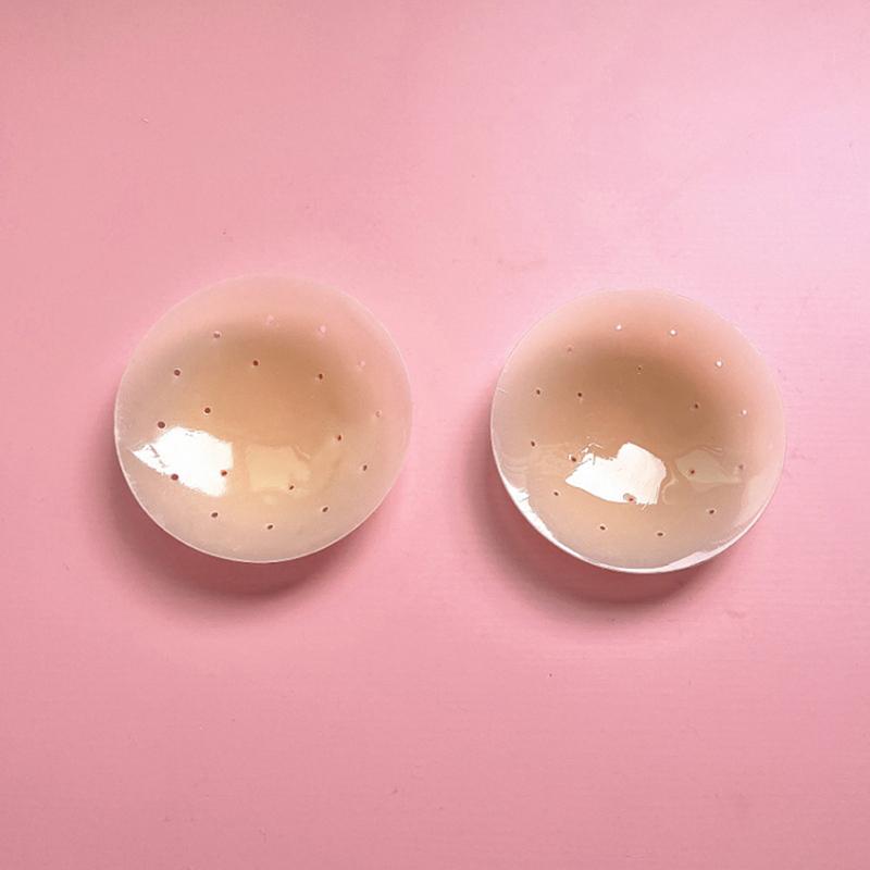 Perforated Breathable Light Proof Bump Proof Nipple Patch Silicone Breast Patch