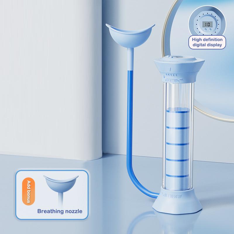 Adjustable Diaphragm Breathing Dumbbell Trainer With Counter Abdominal Muscle Trainer Deep Breathing Exercise Lung Capacity