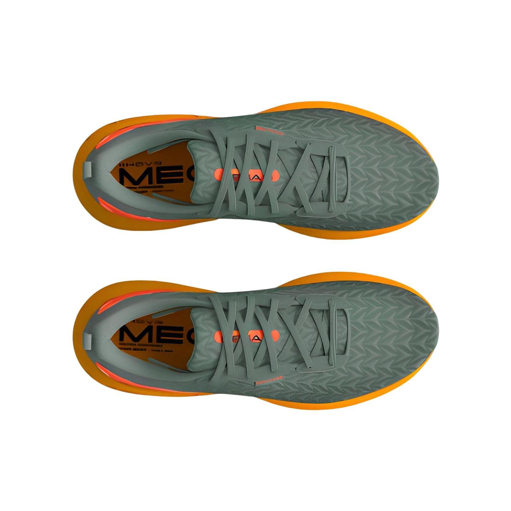 Мужские кроссовки Under Armour HOVR Mega 3 Clone Opal Green Orange Shock 3025308-300 43 — фото 4