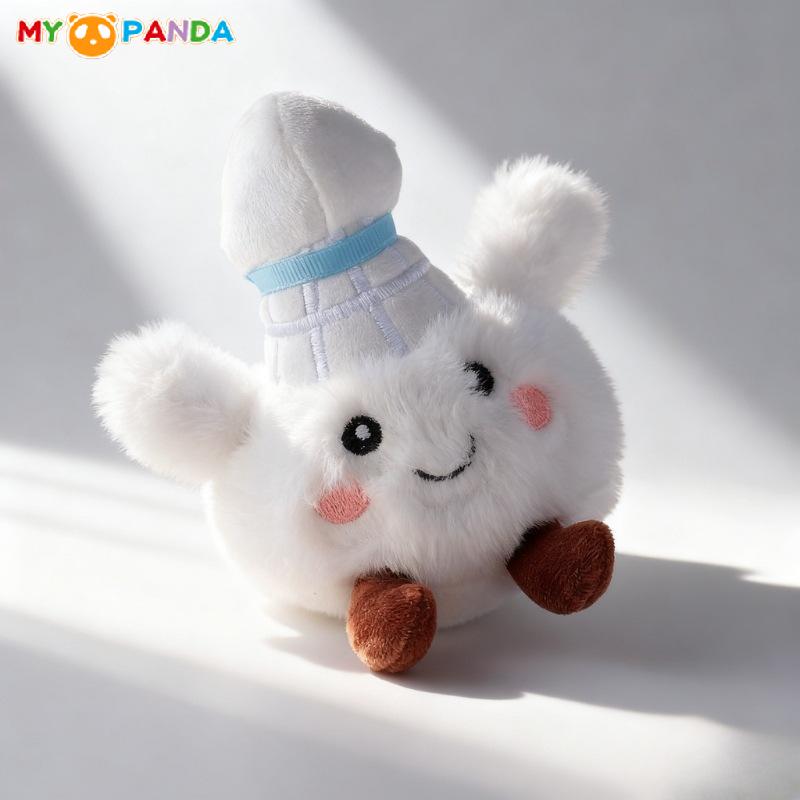 Cute Bag Charm Gift New Badminton Adorable Soft Fufu Plush Pendant Doll Gift For Friends And Girlfriends 2026 Beautiful Design