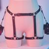 Harnais de corps sexy pour femmes, ceinture Bdsm, bondage, lingerie, porte-jarretelles, lingerie en cuir, harnais de jambe, punk, gothique, fétichiste, vêtements