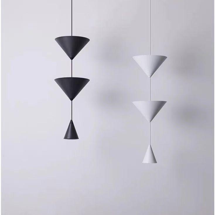 Modern Art Conical Pendant Light for Bedroom, Living Room, Dining Room, and Entryway