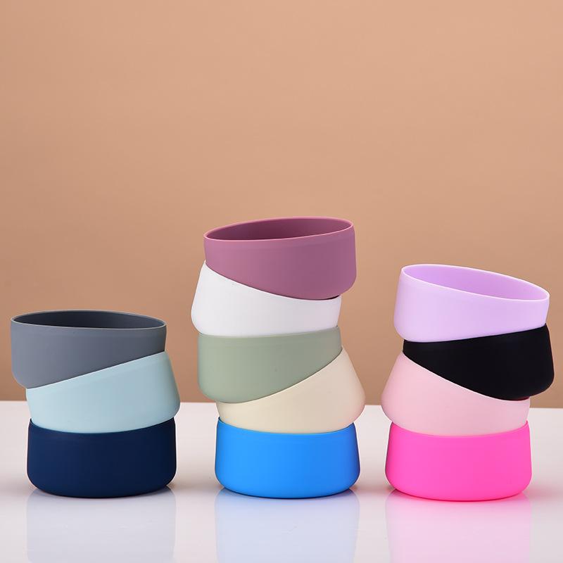 Soft Silicone Boot Anti-Slip Tumbler Bottom Base Cover Flask 32oz Water Bottle Protector Protective Sleeve Bottom Protector