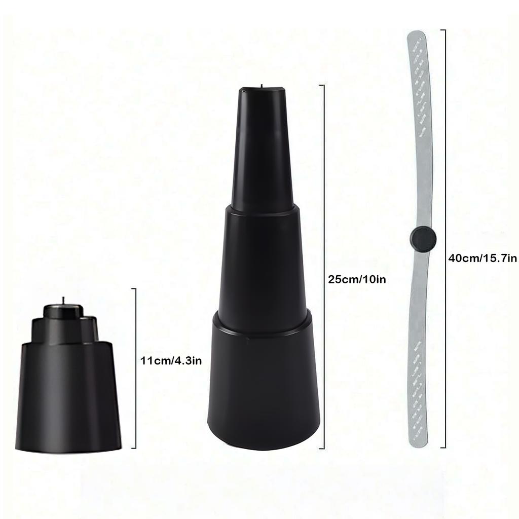 Circular two leaf multifunctional telescopic fly repellent fan (excluding (2 * AA))