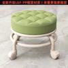 Universelles kleines Hocker mit Rädern 360° drehbar Kinder Rollhocker Niedriger Hocker Haushalt Gehhocker Runder Stuhl Schuhwechsel Mehrzweckhocker