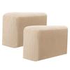 2PCS/SET Sofa Armrest Covers Fleece Premium Armrest Covers Stretchy Chair Sofa Couch Arm Protector Stretch To Fit
