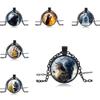 Stylish Mary Holland Jesus Pendant Necklace For Women Retro Fashion Jewelry