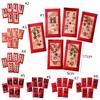 6pcs Cartoon Chinese Snake Year Red Envelopes Traditional Red Packet  Wedding Birthday
