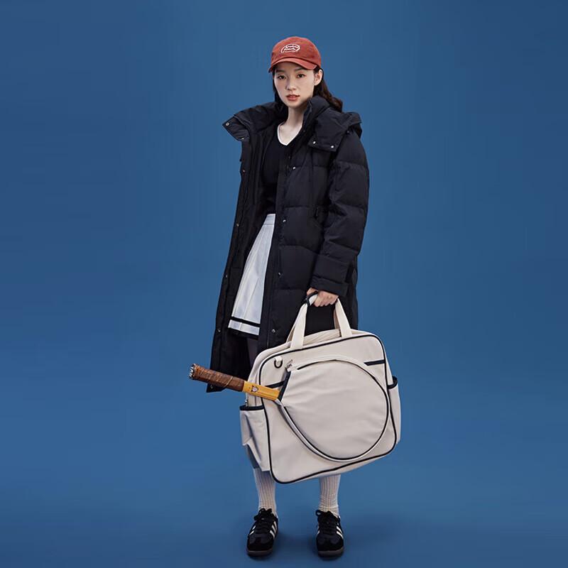 Aralle Women's Long Hooded Duck Down Winter Coat