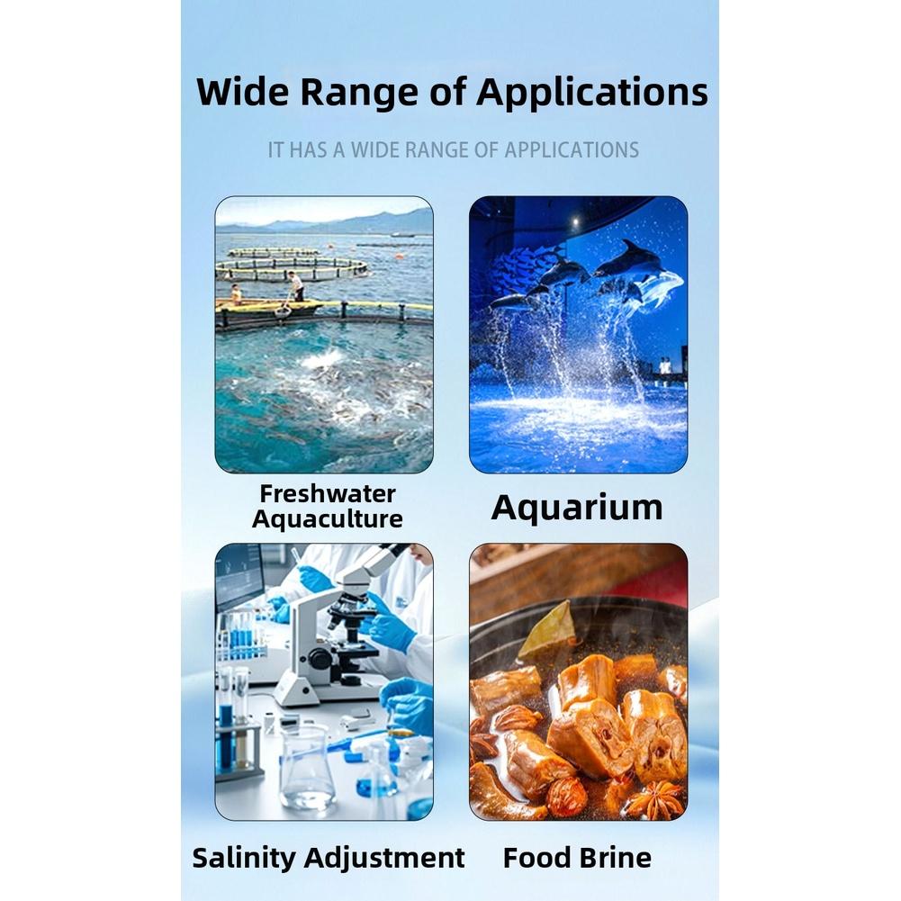 Seawater Density Meter Hydrometer Aquaculture Salinity Meter Salinity Tester For Saltwater Aquaculture, Food Brine Preparation