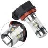 LED Fog Light Car Light Bulbs Lamp Bulb Driving 600LM 6000K -6500K 2Pcs