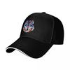 Wolf Head Art Print Baseball Cap Black Adjustable Hat with Colorful Animal Design for Outdoor Fashion and Casual Wear