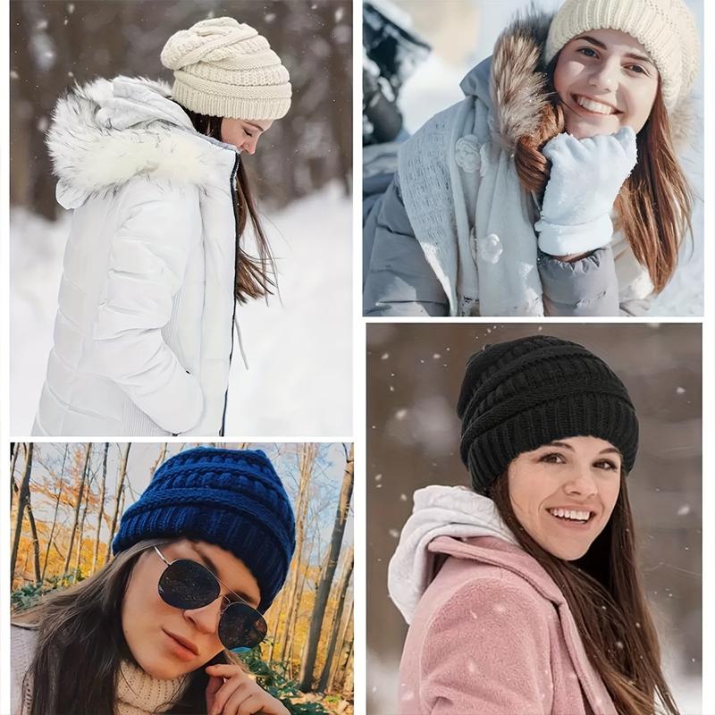 1 STK Hut Geschenk Weich Täglich Freizeit Warm Flexibel Strickwolle Outdoor-Sport Bequem Bequem zu Tragen