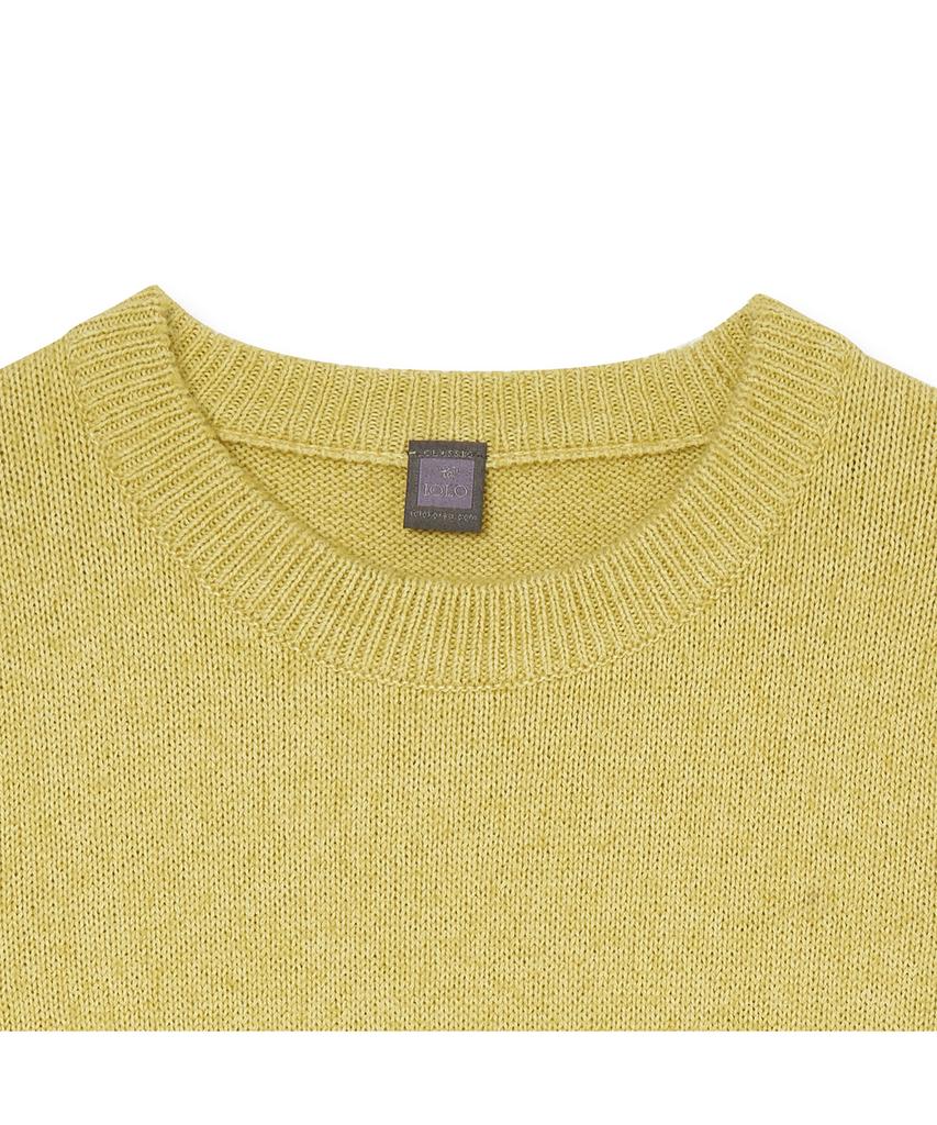 IOLO Women'S Puff Sleeve Round_Yellow