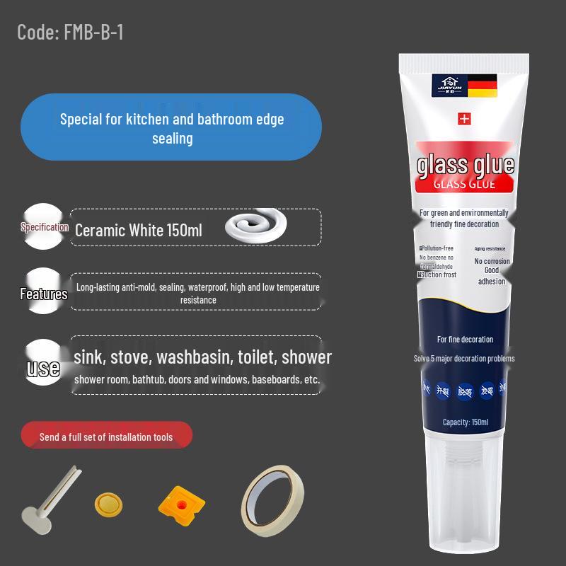 

Водостойкий силиконовый герметик против плесени для кухни и ванной