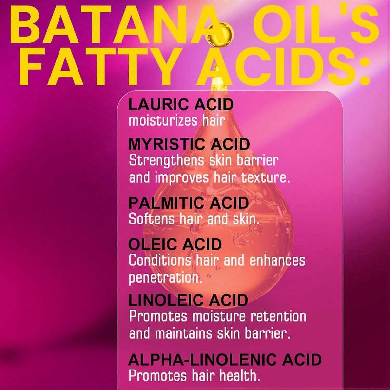 Batanaöl Shampoo und Spülung Set | Rohes Bio-Batanaöl für Haarwachstum | Klärende & Verdickende Behandlung für dünner werdendes Haar | 300ML*2