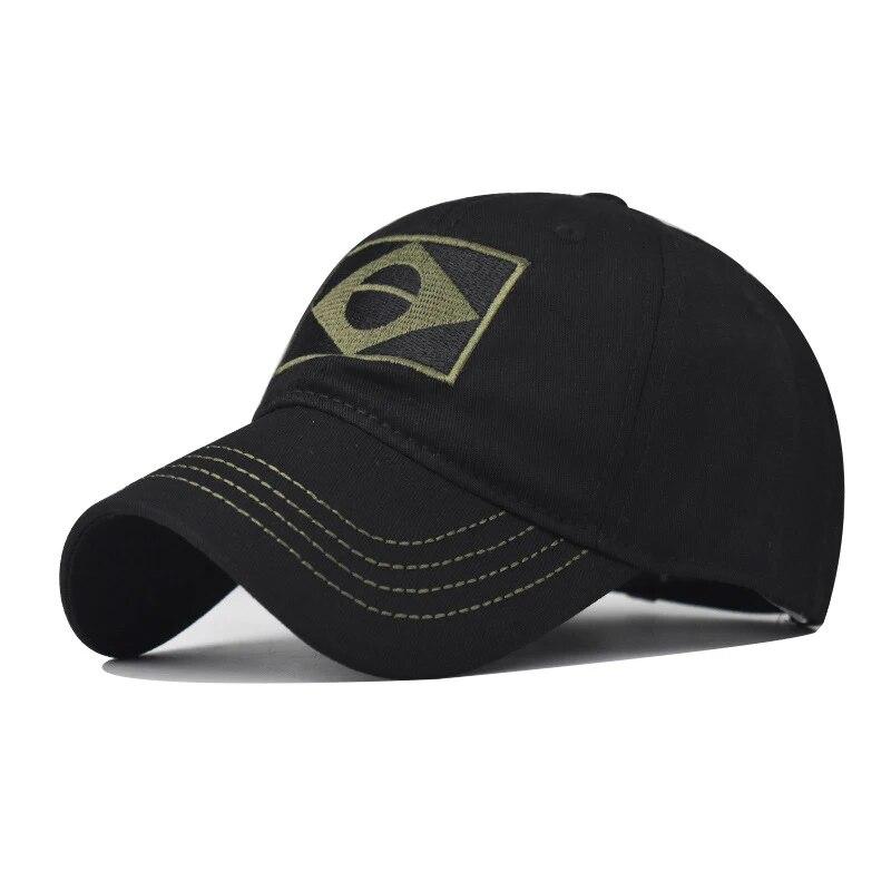 Army Camouflage Male Baseball Cap Men Embroidered Brazil Flag Caps Outdoor Sports Tactical Dad Hat Casual Hunting Hats
