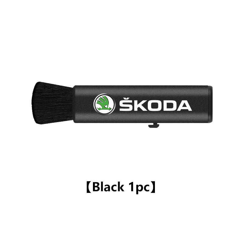 WJAS5 Car Retractable Cleaning Brush Air Conditioner Computer Cleaning Brush For Skoda Rapid Octavia Derivative Enyaq-iV VisionS Yeti
