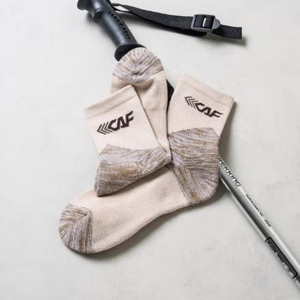 Le CAF Women's Sports Socks[6~8(US) 3.5~5.5(UK)37~39(EU)] Beige/Blue