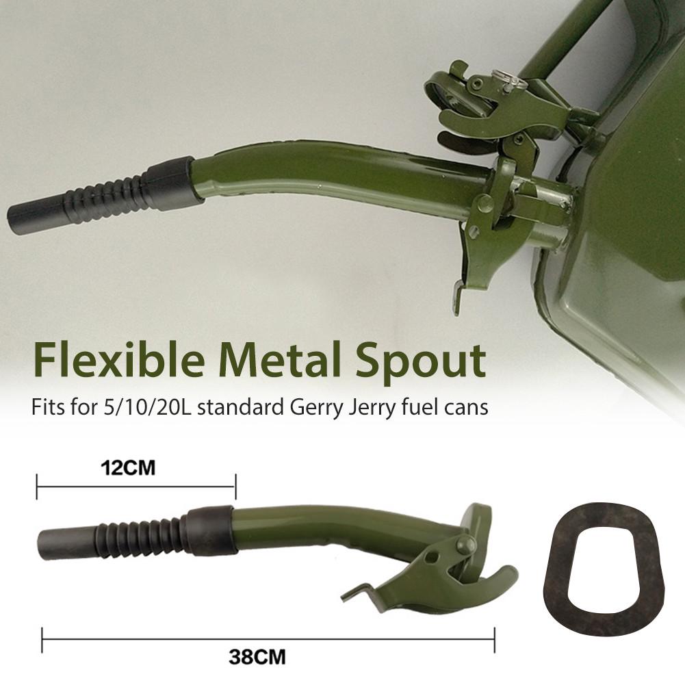 

Metal Spout Flexible Durable Pouring Spout For 5/10/20L Flexible Metal Pouring Spouts With Free Fuel Nozzel Car Accessories China Mainland