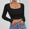 Long Sleeve Shirts For Women Cute Print Graphic Tees Blouses Casual Plus Size Basic Tops Pullover