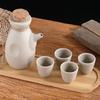 Japanese-style Sake Pot Baijiu Ceramic Wine Set Household Restaurant Ironing Pot Warm Wine Pot Small Wine Glass Spirits Cup 2025