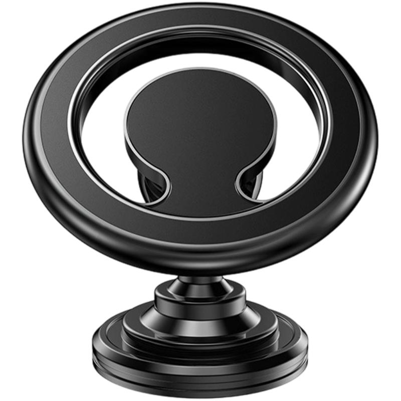 

Car Phone Holder for Phone 16 15 14 13 Cellphone Holder 360 Degree Rotating Car Dashboard Mounted Magnetic Phone Stand чорний