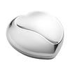 Georg Jensen Tray Box, Large, Heart, Silver, Width 12cm X Depth 13cm, Product Number: 10019818