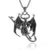 2026 Hot!! Halloween Pendant Double Wings Trial Magic Dragon Necklace