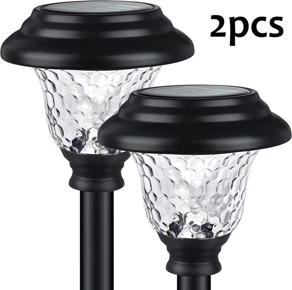 Solar Lawn Lights Outdoor Waterproof Garden Decor Light Ground Lamp Patio Balcony Garden Light LED Landscape Lamp for Yard Fence
