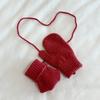Winter Baby Wool Gloves Halter Knitted Kids Mittens for Girls Boys Accessories Candy Color Children Gloves Baby Gift 1-4Y