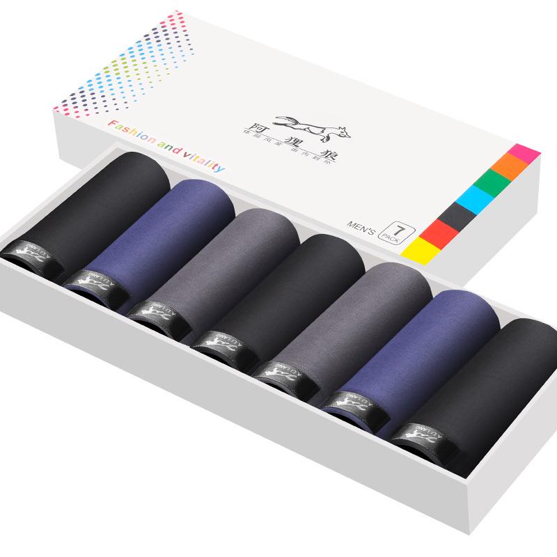 Buy 7 Pairs of Men's Underwear Gift Box Comfortable Underwear Men's