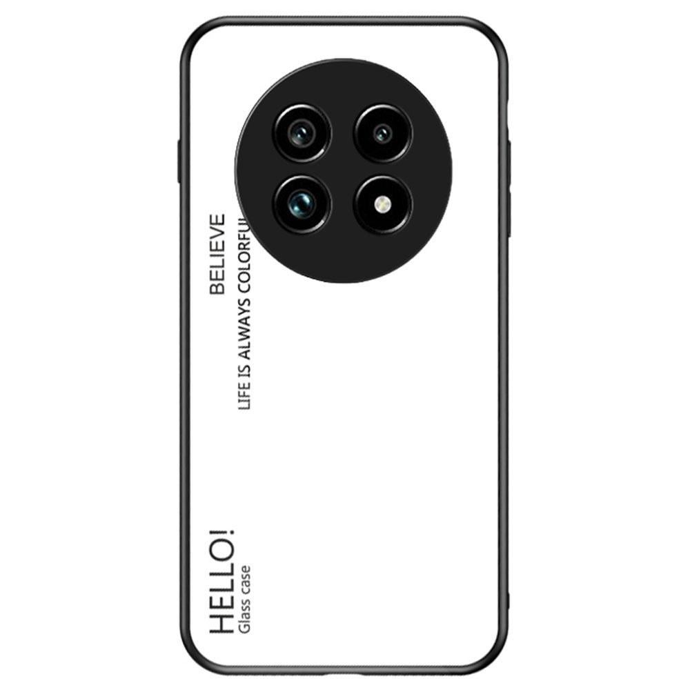 

Для Realme 13 Pro 5G (Глобальний)/13 Pro+ 5G (Глобальний) Чохол Захист від подряпин Загартоване скло+ПК+ТПУ Чохол для телефону White