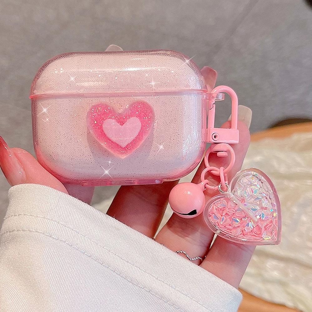 AirPods pro1 glitter love crystal apple 1st generation bluetooth headset case for AirPods 1 /1/1P