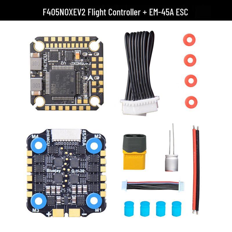 JHEMCU F405 NOXE V2 Flight Controller Stack