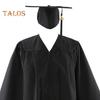1 Set Academic Uniform Includes Hat Shawl Honour Rope V-Neck Bat-Sleeved Robe 2025 Graduation Cap And Gown Set for Memorable Graduation Events