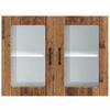 Kitchen Wall Cabinet With Doors, Lucca, Old Wood