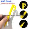 14.5cm Serrated Plastic Tent Pegs - Windproof Fixing Accessories for Tent and Picnic Mat