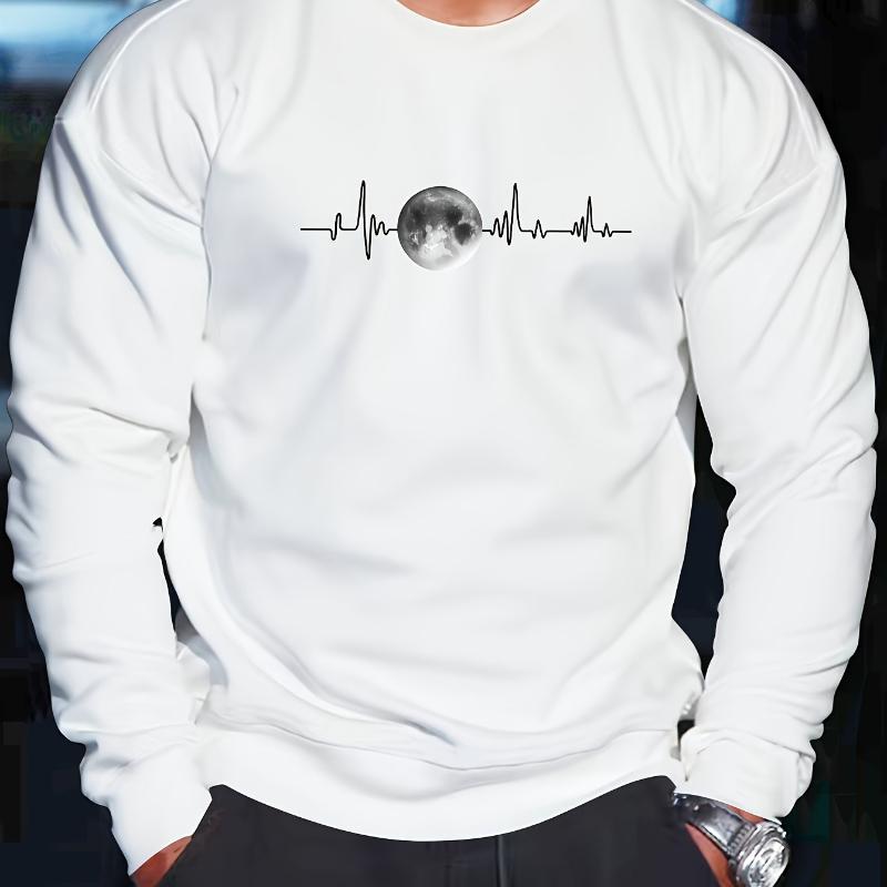 

Men s Vintage Washed Crew Neck Sweatshirt, Retro Style, Casual & Coffee Date Wear S