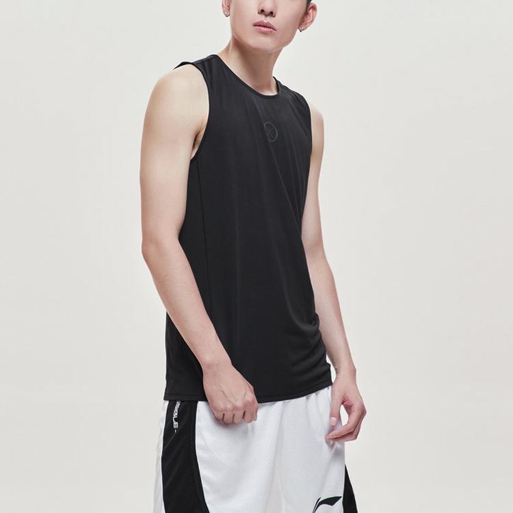Li Ning Wade Series Breathable Sports Basketball Vest Men Vests Black AVSP085-1